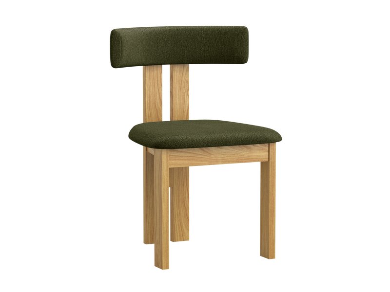 Стул Либен Рогожка Оливковый/Натуральный