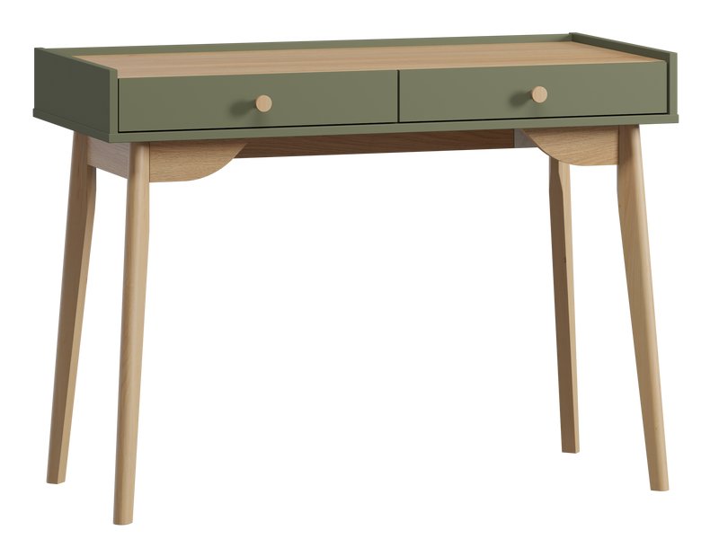 Стол Торвалль-4 110x50 Оливковый/Натуральный