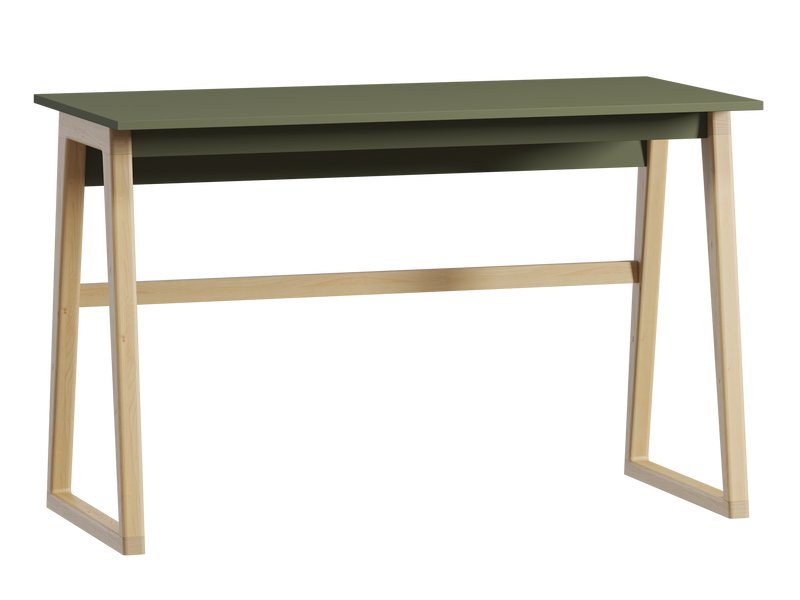 Письменный стол Берлин-1 120x56 Оливковый/Натуральный