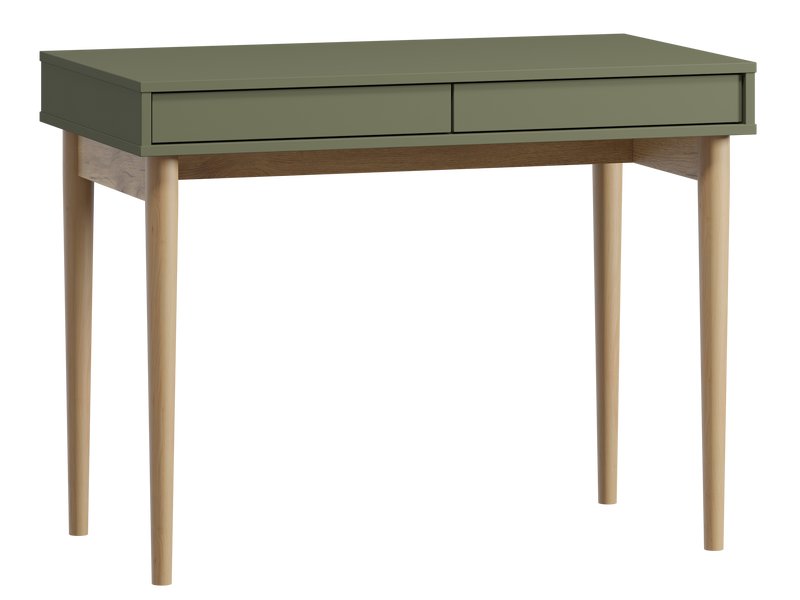 Письменный стол Эльси 100x55 Оливковый/Натуральный